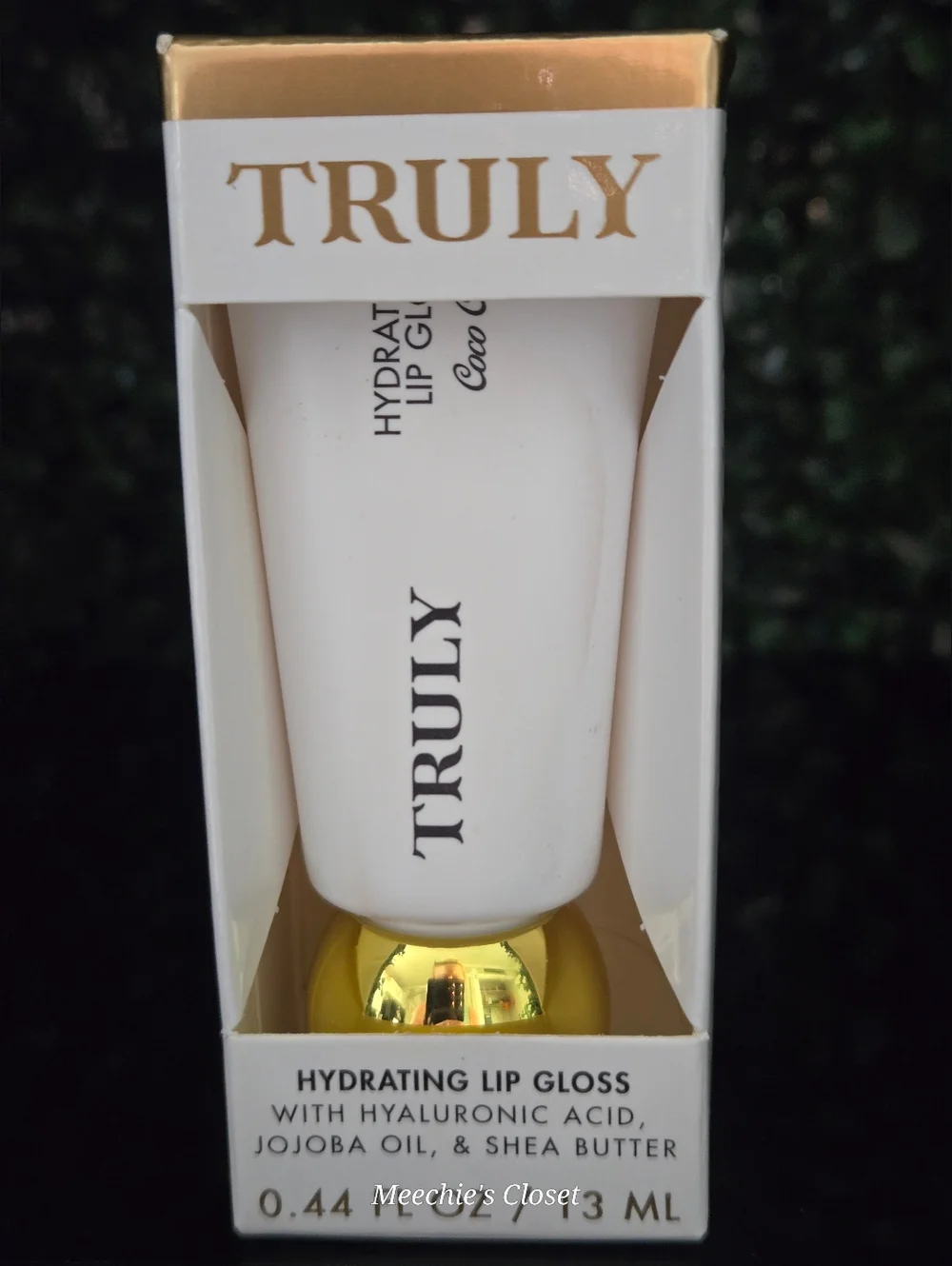 NEW Truly Beauty COCO CLOUD Hydrating Lip Gloss - Shade: CLEAR SILVER SHIMMER